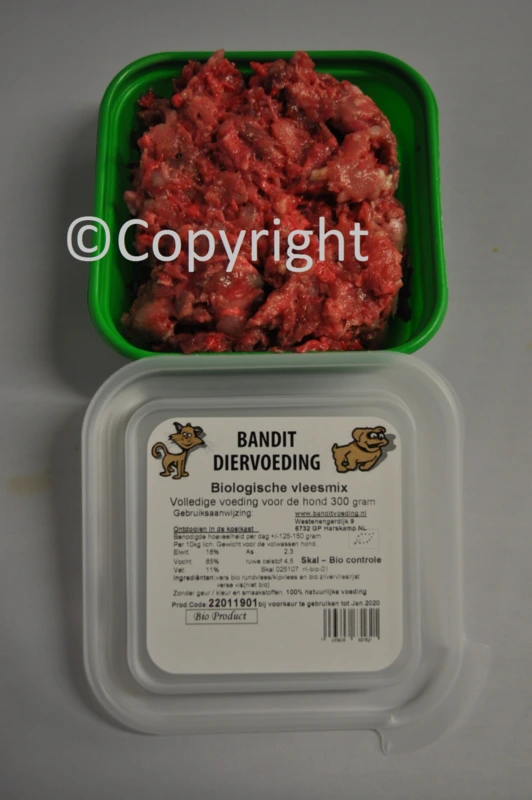 Bandit Bio vleesmix kip 935gr