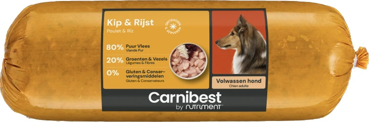 [CBKIP1KG] Carnibest kip en rijst 1kg